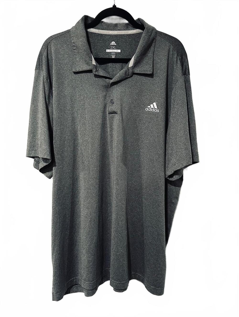 Adidas Golf gray polo shirt